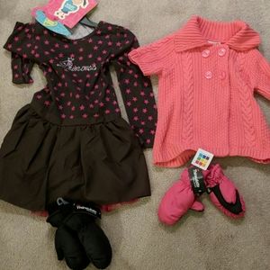 Chelsea's Corner & What Doll Sz 6X plus 2 Gloves
